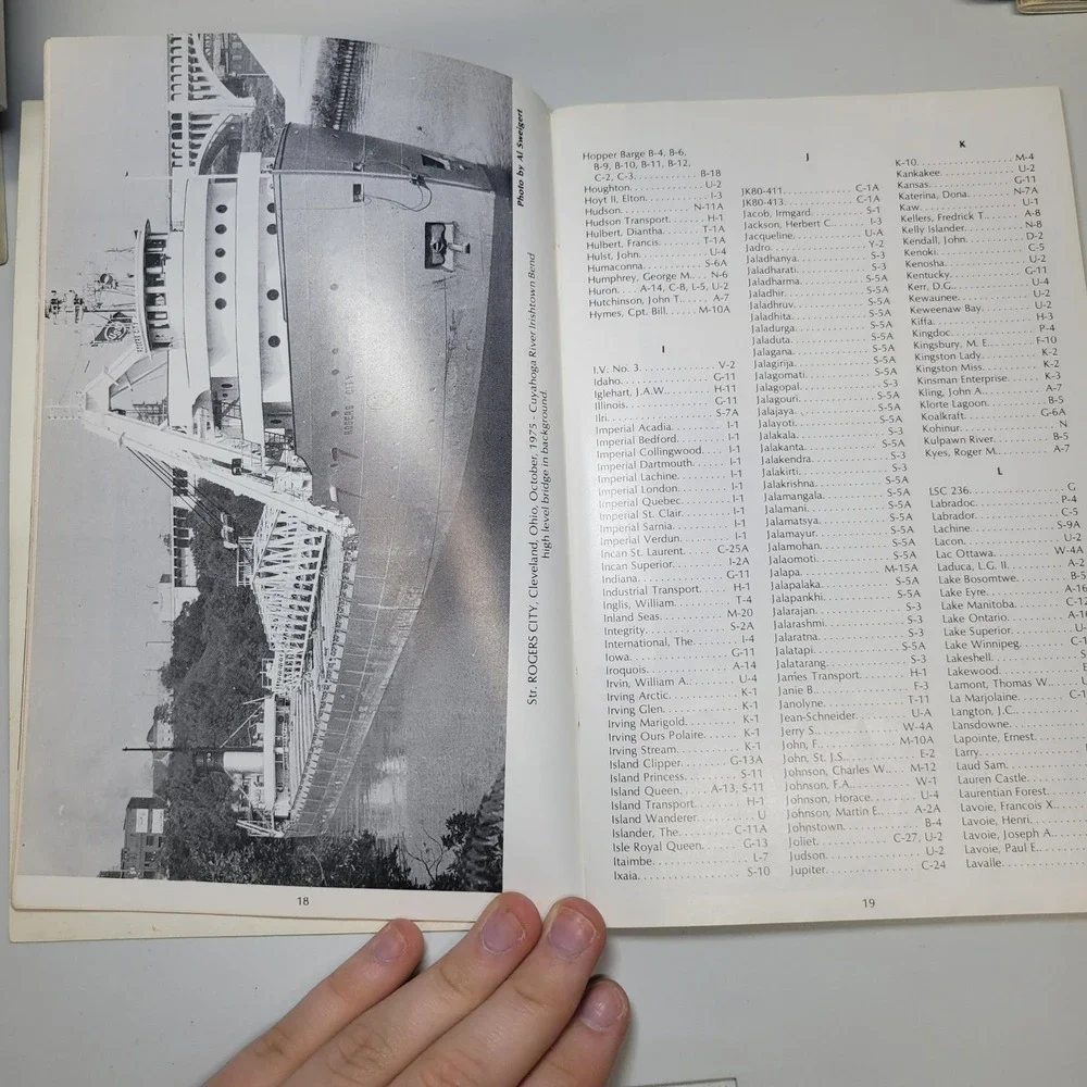 Know Your Ships 1976 The Seaway Issue 18th Edition Thomas Manse Great Lakes